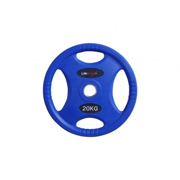 цена Олимпийские прорезиненные диски Lifemaxx LMX86C от 1,25 до 25 кг