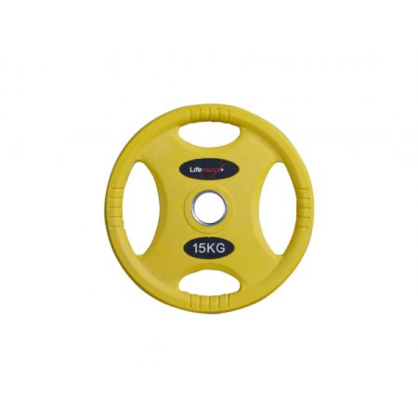 цена Олимпийские прорезиненные диски Lifemaxx LMX86C от 1,25 до 25 кг